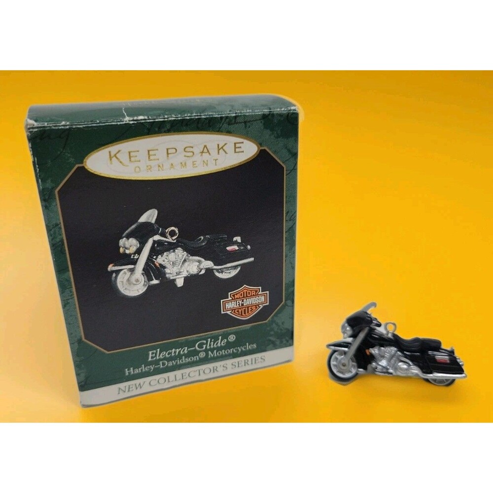 Hallmark Keepsake Ornament Miniature 1999 Electra-Glide Harley-Davidson Die Cast